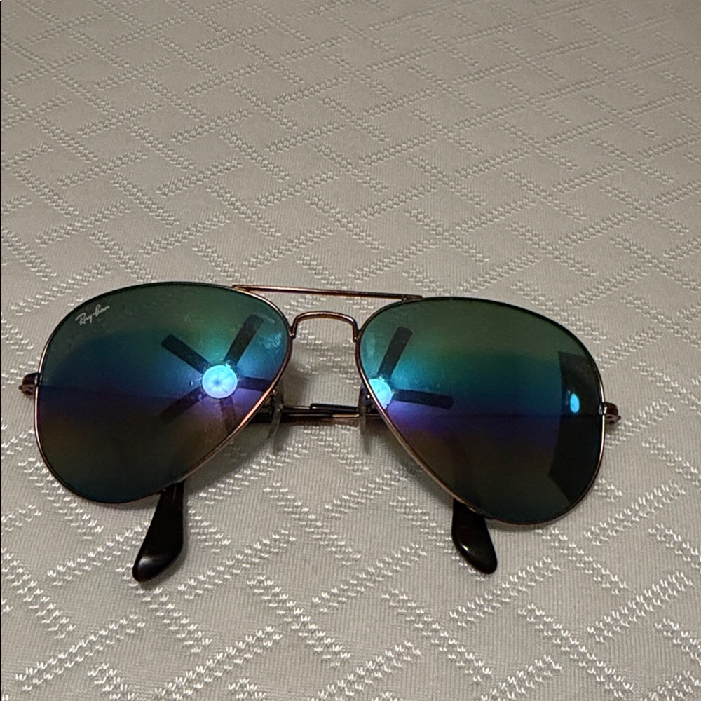 Ray-Ban Rainbow Flash Aviator Sunglasses for Women